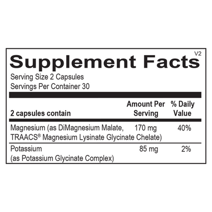 Reacted Magnesium & Potassium