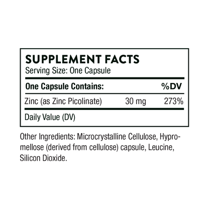 Zinc Picolinate 30mg (60 count)