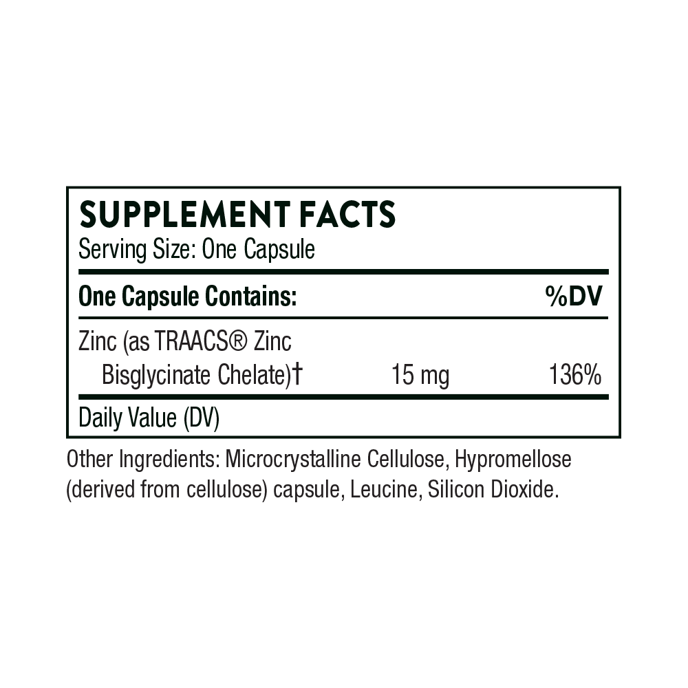 Zinc Bisglycinate 15 mg